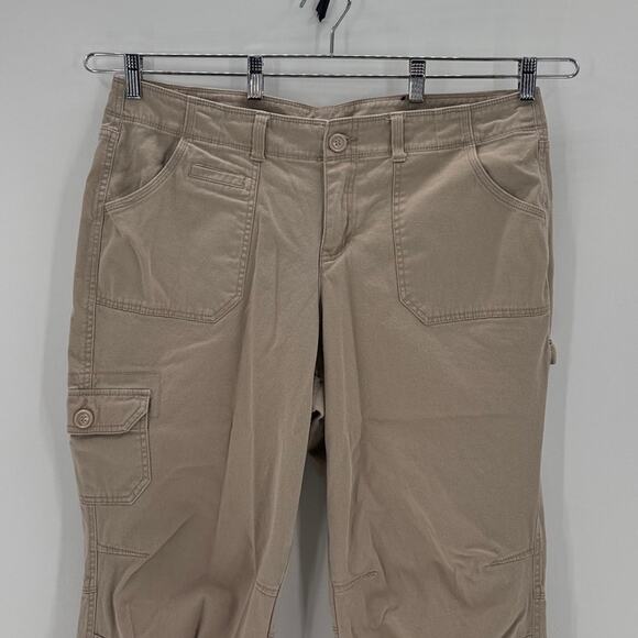Lane Bryant True Y2K carpenter size 16 flare pants khaki grunge casual neutral - Picture 3 of 8